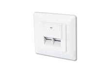 Digitus DN-9005-N Prise Murale CAT 6 blindé 2 x RJ45