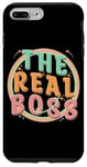 Coque pour iPhone 7 Plus/8 Plus The Boss – The Real Boss – Funny Couple Groovy assorti