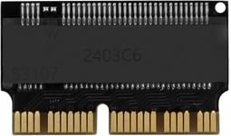 Ngff M.2 Nvme Ssd Convert Carte Adaptateur Pour Mise À Niveau De Macbook Air 2013 2014 2015 2016 2017 Haute Performance, Facile À Installer Couleur Noir[LEC200719]