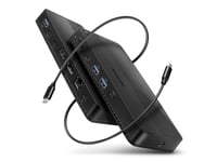 Axagon Axagon Hmc-U4 Usb Hub, Usb4 40Gb/S Docking Station, 3X Usb-A, 2X Usb-C, Hdmi &Amp  Dp 8K/30Hz, Rj-45, Sd/Msd, Audio, Pd 100W, Cable