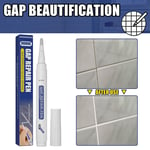 4pcs Waterproof Grout Paint Pen Universal White Grout Filler Marker Repair