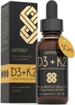 Vitamin D Drops - D3 K2 Liquid for Adults High Strength - D...