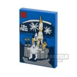 Printed Tile 2x3 LEGO Set Box Disney Castle