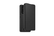 Etui folio noir avec dragonne amovible pour Redmi Note 13 Pro Plus