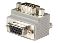 Startech.Com Right Angle Vga Adapter - Right Angle Vga To Vga - Male/Female - Type 2 - Male Vga To Female Vga (Gc1515mfra2) - Vga-Adapter - Hd-15 (Vga) (Hane) Till Hd-15 (Vga) (Hona) - 90° Kontakt - Grå - För P/N: Dp2vgamm6b, Hd2vgamm6, Mxthqmm10ma,