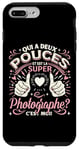 Coque pour iPhone 7 Plus/8 Plus Une Super Photographe Idée Cadeau Pour Photographe Femme