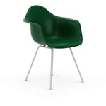 Vitra - Eames RE Plastic Armchair DAX 17 Emerald, White Base - Ruokapöydän tuolit - Charles & Ray Eames - Vihreä - Metalli/Muovi