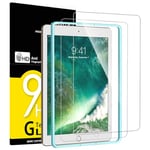 NEW'C Lot de 2, Protection Écran en Verre Trempé pour iPad Air 3 (10.5" Modèle 2019) et iPad Pro 10,5 2017, Film Protection écran - Dureté 9H Glass - Cadre d'installation inclus