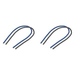 Bobinot de câble - Bobine de Fils électrique - Câble électrique - Couronne de câble - Debflex 707740 Cordon Câble Electrique 60 cm - 16mm ² (Type H07VK) - Bleu/Noir (Lot de 2)