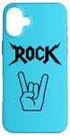 Coque pour iPhone 16 Plus Cornes à main Cool Band Rock and Roll Heavy Metal Music Concert