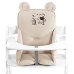 hauck Alpha Cosy, Disney Winnie the Pooh Beige - Seat Reducer Cushion for Alpha+ Wooden Highchair, Supportive Seat Pad for Toddlers 6 Months+, Soft Fabric, Machine Washable, Anti Slip