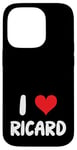 Coque pour iPhone 14 Pro I Love Ricard - Cœur