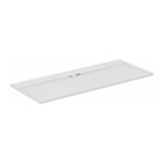Ideal Standard - Receveur de douche extra plat - Ultra Flat s i.life - Idéal Standard - 170 x 70 cm - Blanc pur effet pierre