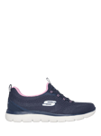 Skechers Summits New Nature Trainers, Navy/Pink