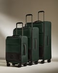 Lightest Suitcase Set in Antler Green - Soft Stripe