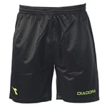 Diadora Dommershorts Aarhus - Sort/neon, størrelse X-Small