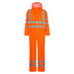 Lyngsøe PU regndräkt LR57, High-Vis orange, storlek 3, storlek 2XL