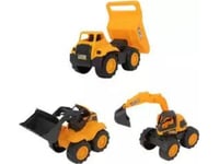 Teamsterz Teamsterz Jcb Trucks Set, 3Pcs, 18Cm