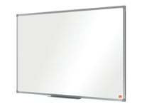 Nobo Basic - Whiteboard-Tavla - Väggmonterbar - 900 X 600 Mm - Stål - Magnetisk - Vit - Silverram