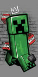 Minecraft Metro Art Creeper -kylpypyyhe, 70 x 140 cm