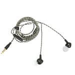 New 3.5mm Wired Earbuds 4 Feet 20‑20KHz Plug And Play Ergonomic Headphones With