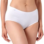 Sloggi Womens 24/7 Cotton Midi Boxer Briefs, White, 22 UK