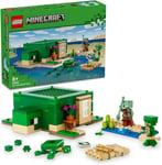 LEGO Minecraft Turtle Beach House Animal Care Toy perfect gift for Kids 8+ Years