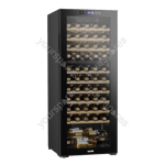 Sealey Baridi 55 Bottle Dual Zone Wine Cooler, Fridge with Digital Touch Screen