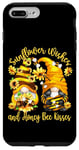 Coque pour iPhone 7 Plus/8 Plus Sunflower Wishes And Honey Bee Kisses With Cute Summer Gnome