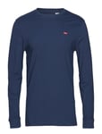 Ls Original Hm Tee Ls Cotton P Tops T-shirts Long-sleeved Navy LEVI´S Men