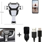 Car holder air vent mount for Samsung Galaxy M11 cell phone mount