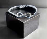 Infinity Bracelet Made with Swarovski Elements Crystals - Great Gift