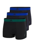 adidas Men's Active Micro Flex Eco (3PK) Boxer Shorts, Schwarz,