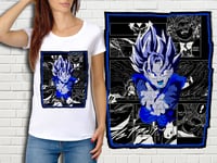 T-Shirt Blanc Femme Collection Manga Dragon Ball Z 302