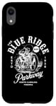 Coque pour iPhone XR Blue Ridge Parkway BRP Vintage Moto