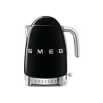 Bouilloire 1.7L 7 Tasses 2400W Noir Années 50 SMEG