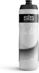 SIS Clear Sports Water Bottle, Plastic, Black Logo, Transparent Colour, 800 ml