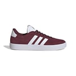 adidas Homme VL Court 3.0 Shoes Chaussures, Shadow Red/Cloud White/Shadow Red, 45 1/3 EU