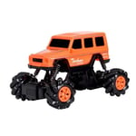 Lecez Voiture d'escalade à distance, Rapport de simulation 1:14 Véhicule à quatre voies du véhicule hors route GRAND CADEAU DE CONTRÔLE DE LA COMMANDE À REMOTE DE L'ENFANT, Noir, Orange, 12x17.5x11.5c