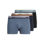 Jack & Jones Mens Trunks Underwear 3 Pack Boxer Shorts Multipack Size S - 2XL