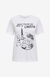 Only - T-shirt onlPenny Life Reg S/S Food Top Box - Vit