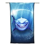 Serviette de plage Terry Shark cm. 90 x 170 grand format