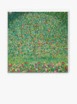 Gustav Klimt 'Apple Tree' Wood Canvas Print, 110 x 110cm, Green