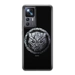 ERT GROUP mobile phone case for Xiaomi 12T/12T pro/K50 Ultra original and officially Licensed Marvel pattern Black Panther 013 optimally adapted to the shape of the mobile phone, case made of TPU