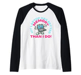 Failing Memory s Laptop Cartoon s Funny Forgetful Raglan Baseball Tee