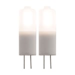 Lot de 2 pépites LED G4 - 1.5W - Blanc chaud - 100 Lumen - 3000K - A+ - Zenitech