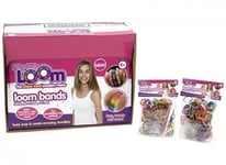 1 X PMS LOOM BANDS THE RUBBER BAND JEWELLERY MAKER 300 BANDS/12S-CLIPS/1 HOOK