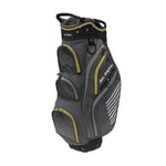 Ben Sayers XS Golf Cart Bag with 14 Way Divider Top &amp; 9 Pockets Grey/Yellow