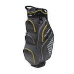 Ben Sayers XS Golf Cart Bag with 14 Way Divider Top & 9 Pockets Grey/Yellow