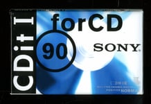 K7 CASSETTE VIERGE ★ SONY 90 CDit I FOR CD POSITION NORMAL TYPE I ★ SEALED NEUF